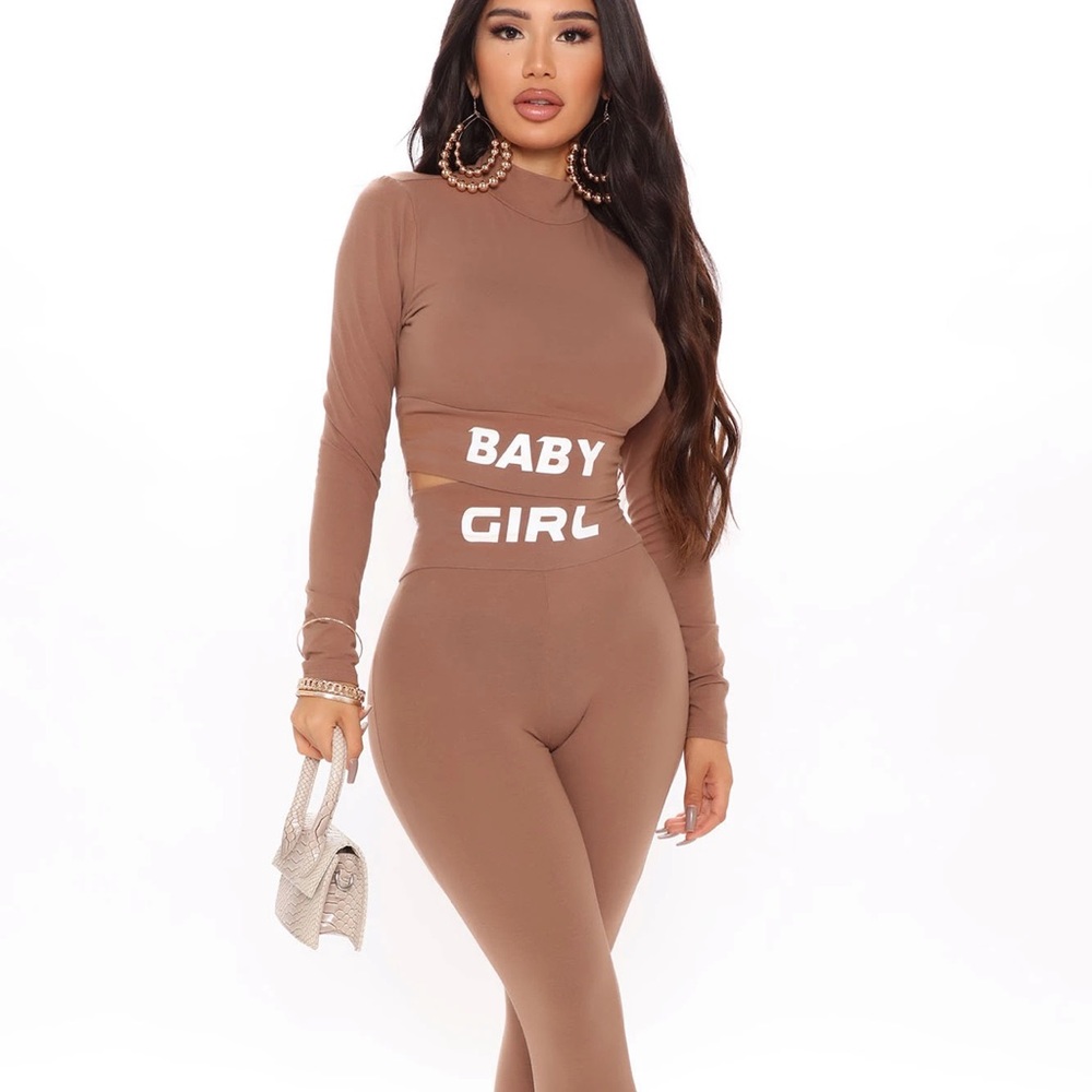 Fashion Nova One and Only Baby Girl legging set